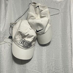 2 Nike / Victoria Sport White Women's Caps